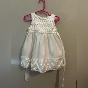 White pearl pageant/wedding dress